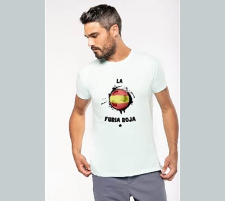T-shirt + drapeau Espagne 